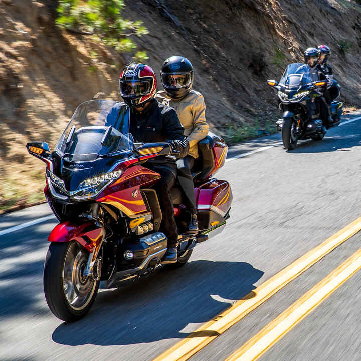 Model Honda GL1800 Goldwing a jazdec